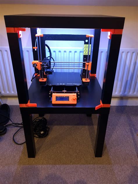 prusa enclosure instructions lack table